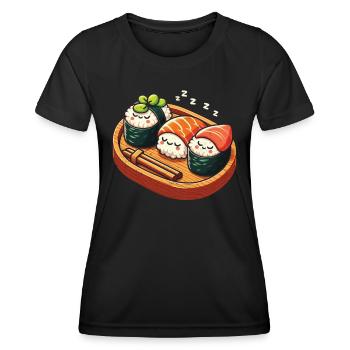 Sushi - Women's Functional T-Shirt - black - Front - AI Model Female 172 light (172cm)