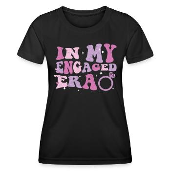 Junggesellin - Frauen Funktions-T-Shirt - Schwarz - Vorne - AI Model Female 172 light (172cm)