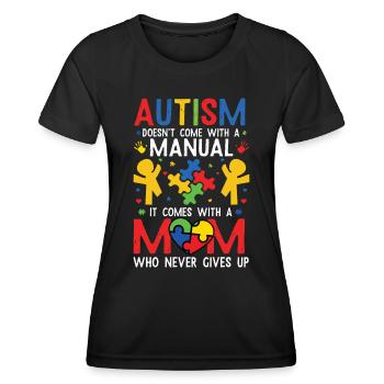 Autismus Awareness Day Autist Geschenk - Frauen Funktions-T-Shirt - Schwarz - Vorne - AI Model Female 172 light (172cm)