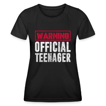 Teenager - Women's Functional T-Shirt - black - Front - AI Model Female 172 light (172cm)