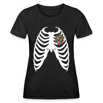 Autismus Awareness Day Autist Geschenk - Frauen Funktions-T-Shirt - Schwarz - Vorne - AI Model Female 172 light (172cm)