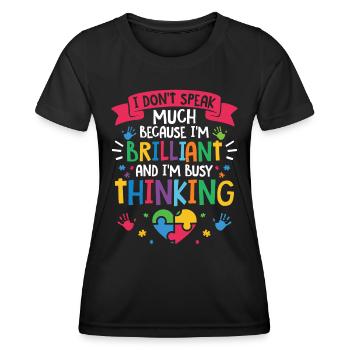 Autismus Awareness Day Autist Geschenk - Frauen Funktions-T-Shirt - Schwarz - Vorne - AI Model Female 172 light (172cm)