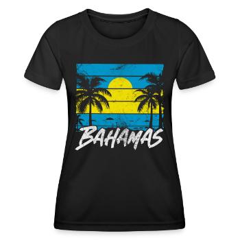 Bahamas - T-shirt sport Femme - noir - Devant - AI Model Female 172 light (172cm)