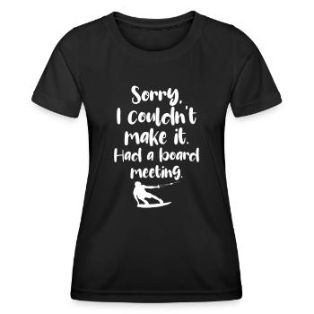 Wakeboard Wakeboarder Wakeboarding Gift - Women's Functional T-Shirt - black - Front - AI Model Female 172 light (172cm)