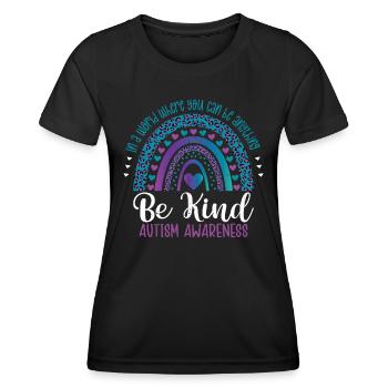 Autism - Women's Functional T-Shirt - black - Front - AI Model Female 172 light (172cm)