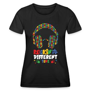 Autismus Awareness Day Autist Geschenk - Frauen Funktions-T-Shirt - Schwarz - Vorne - AI Model Female 172 light (172cm)