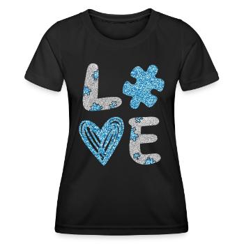 Autismus Awareness Day Autist Geschenk - Frauen Funktions-T-Shirt - Schwarz - Vorne - AI Model Female 172 light (172cm)