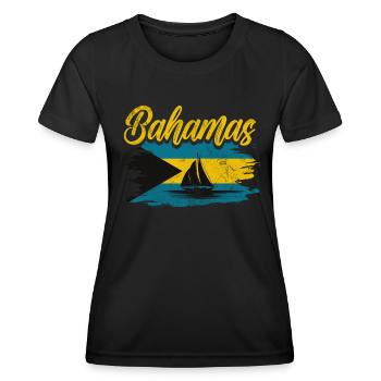 Bahamas - T-shirt sport Femme - noir - Devant - AI Model Female 172 light (172cm)