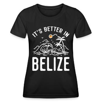 Belize Latino Belizean Belizean Maya Gift - Women's Functional T-Shirt - black - Front - AI Model Female 172 light (172cm)