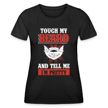 Beard Lover - Women's Functional T-Shirt - black - Front - AI Model Female 172 light (172cm)