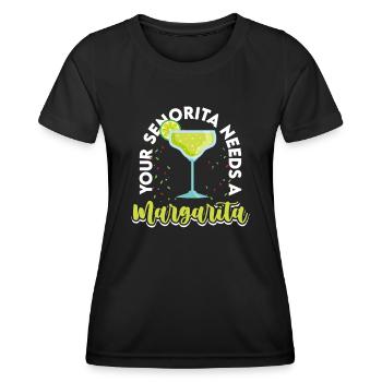Stiefel Alte Country Musik Sängerin - Frauen Funktions-T-Shirt - Schwarz - Vorne - AI Model Female 172 light (172cm)