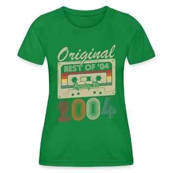 Original 2004 Jahrgang Geburtstag Geschenkidee - Frauen Funktions-T-Shirt - Kelly Green - Vorne - AI Model Female 172 dark (172cm)