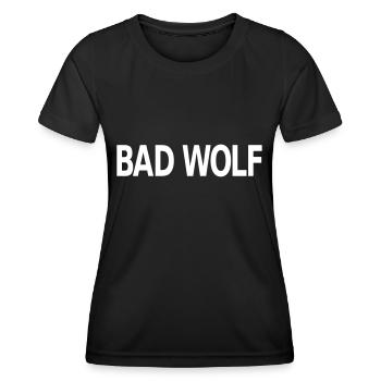 Bad Wolf - Frauen Funktions-T-Shirt - Schwarz - Vorne - AI Model Female 172 light (172cm)
