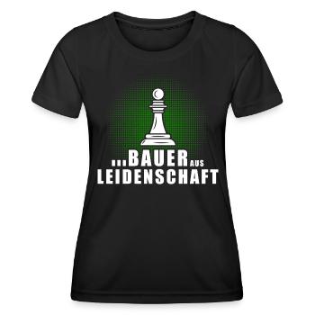 Bauernhof Landwirt Bauer aus Leidenschaft Dorfkind - Frauen Funktions-T-Shirt - Schwarz - Vorne - AI Model Female 172 light (172cm)