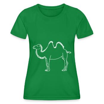 kameel - Functioneel T-shirt voor vrouwen - kelly groen - Voor - AI Model Female 172 dark (172cm)