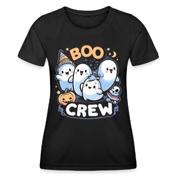 Buh-Crew - Frauen Funktions-T-Shirt - Schwarz - Vorne - AI Model Female 172 light (172cm)