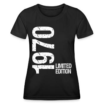 1970 limited edition - Frauen Funktions-T-Shirt - Schwarz - Vorne - AI Model Female 172 light (172cm)