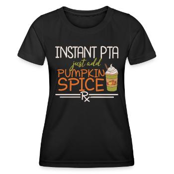 PTA Instant | Apotheke - Frauen Funktions-T-Shirt - Schwarz - Vorne - AI Model Female 172 light (172cm)