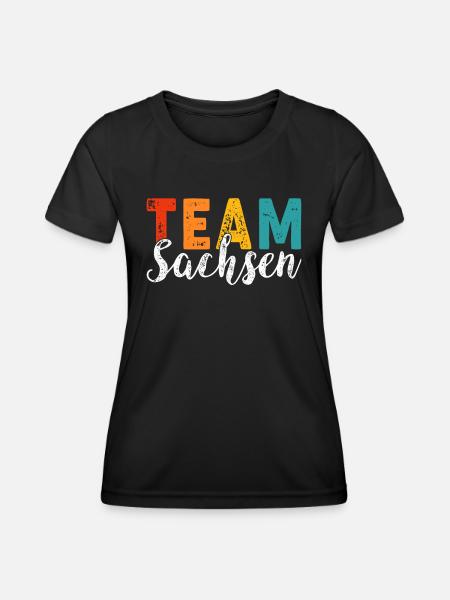Saxony Design Saxon Funny - Women's Functional T-Shirt - black