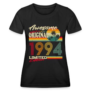 Original 1994 vintage vintage cadeau d’anniversaire - T-shirt sport Femme - noir - Devant - AI Model Female 172 light (172cm)