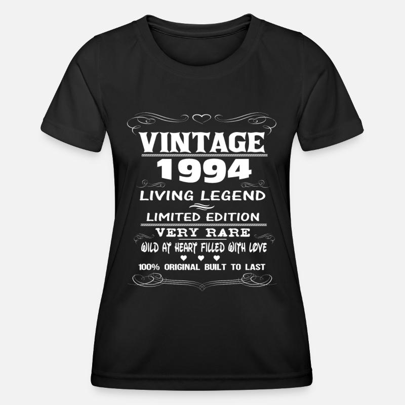 VINTAGE 1994 - Women's Functional T-Shirt - black
