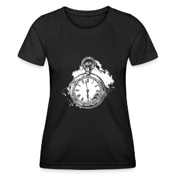 Watches gift pocket watches watch collector - Women's Functional T-Shirt - black - Front - AI Model Female 172 light (172cm)
