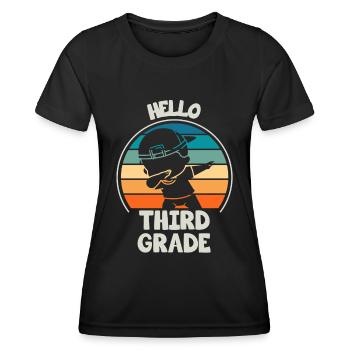 Third Grade Teachers For Back to School - Women's Functional T-Shirt - black - Front - AI Model Female 172 light (172cm)