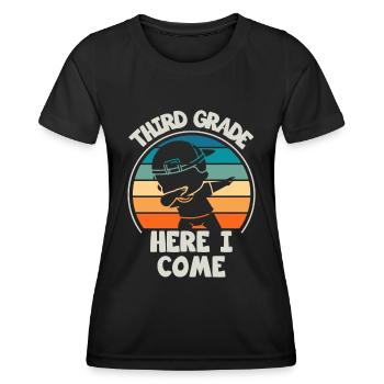 Third Grade Teachers For Back to School - Women's Functional T-Shirt - black - Front - AI Model Female 172 light (172cm)
