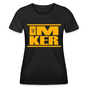 Imker Bienenzüchter und Bienenkönigin - Frauen Funktions-T-Shirt - Schwarz - Vorne - AI Model Female 172 light (172cm)