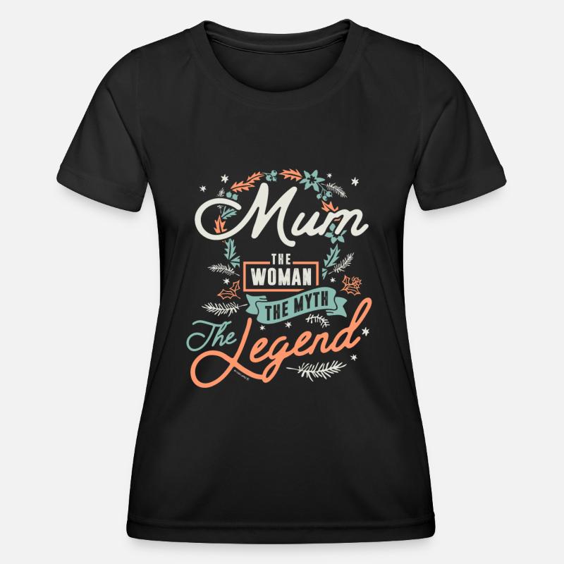 Mum - Women's Functional T-Shirt - black
