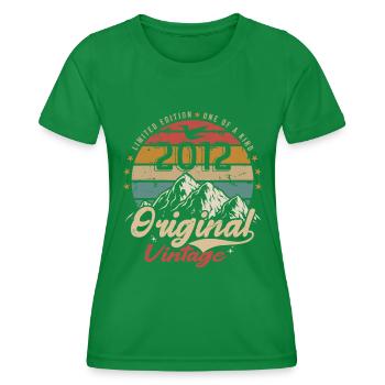 Original Vintage 2012 édition limitée 2012 - T-shirt sport Femme - vert - Devant - AI Model Female 172 dark (172cm)