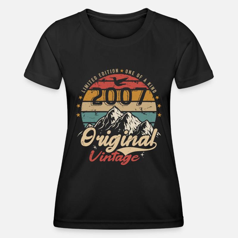 Original Vintage 2007 Limited Edition 2007 - Women's Functional T-Shirt - black