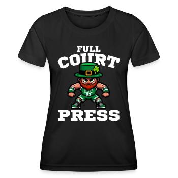 FULL COURT PRESS - BASKETBALL - Women's Functional T-Shirt - black - Front - AI Model Female 172 light (172cm)