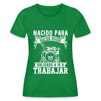 Né Pour Faire Du Bruit - T-shirt sport Femme - vert - Devant - AI Model Female 172 dark (172cm)