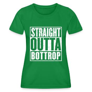 Straight Outta Bottrop Vintage - T-shirt sport Femme - vert - Devant - AI Model Female 172 dark (172cm)