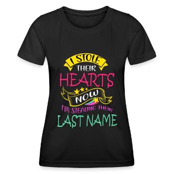 Adoption Day, Adoption Mom Dad Parents - Women's Functional T-Shirt - black - Front - AI Model Female 172 light (172cm)