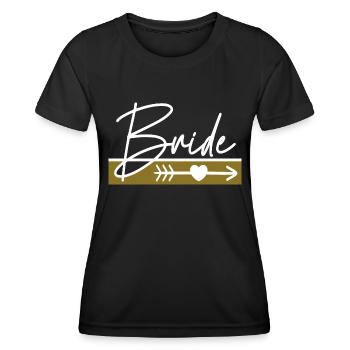 Bride Security The Bride - Women's Functional T-Shirt - black - Front - AI Model Female 172 light (172cm)