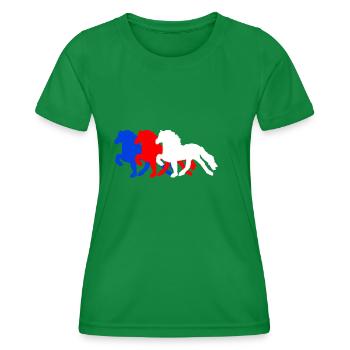 Toelter reihe - Frauen Funktions-T-Shirt - Kelly Green - Vorne - AI Model Female 172 dark (172cm)