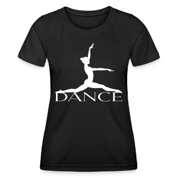 Dance - Frauen Funktions-T-Shirt - Schwarz - Vorne - AI Model Female 172 light (172cm)