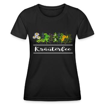 gärtner kräuterfee gartenarbeit garten - Frauen Funktions-T-Shirt - Schwarz - Vorne - AI Model Female 172 light (172cm)