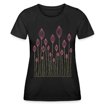 Plantes décoratives - T-shirt sport Femme - noir - Devant - AI Model Female 172 light (172cm)
