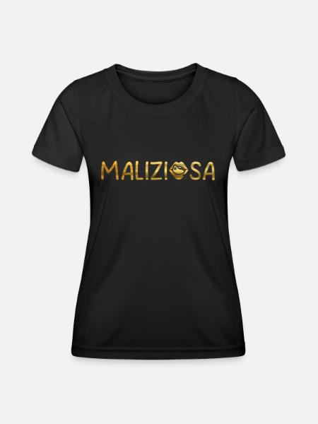 Mischievous Golden Version - Women's Functional T-Shirt - black