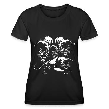 pride of panthers - Women's Functional T-Shirt - black - Front - AI Model Female 172 light (172cm)