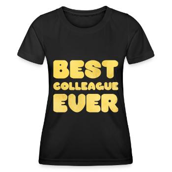 Best Colleague Ever - Women's Functional T-Shirt - black - Front - AI Model Female 172 light (172cm)