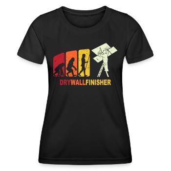 Drywall - Women's Functional T-Shirt - black - Front - AI Model Female 172 light (172cm)