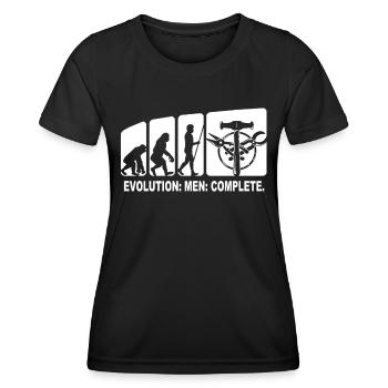 Spengler Evolution Bauspengler - Women's Functional T-Shirt - black - Front - AI Model Female 172 light (172cm)
