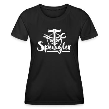 Spengler Beruf Bauspengler Sprüche - Frauen Funktions-T-Shirt - Schwarz - Vorne - AI Model Female 172 light (172cm)