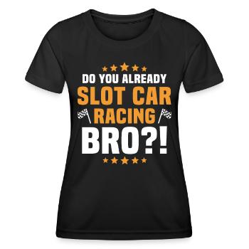Slot Car Slotracing - T-shirt sport Femme - noir - Devant - AI Model Female 172 light (172cm)