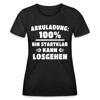 Motivation Positive Energie Motivationssprüche - Frauen Funktions-T-Shirt - Schwarz - Vorne - AI Model Female 172 light (172cm)