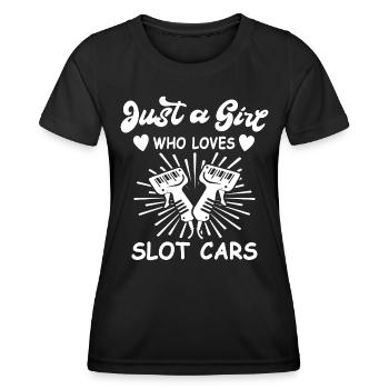 Slot Car Racing Slot Race - T-shirt sport Femme - noir - Devant - AI Model Female 172 light (172cm)